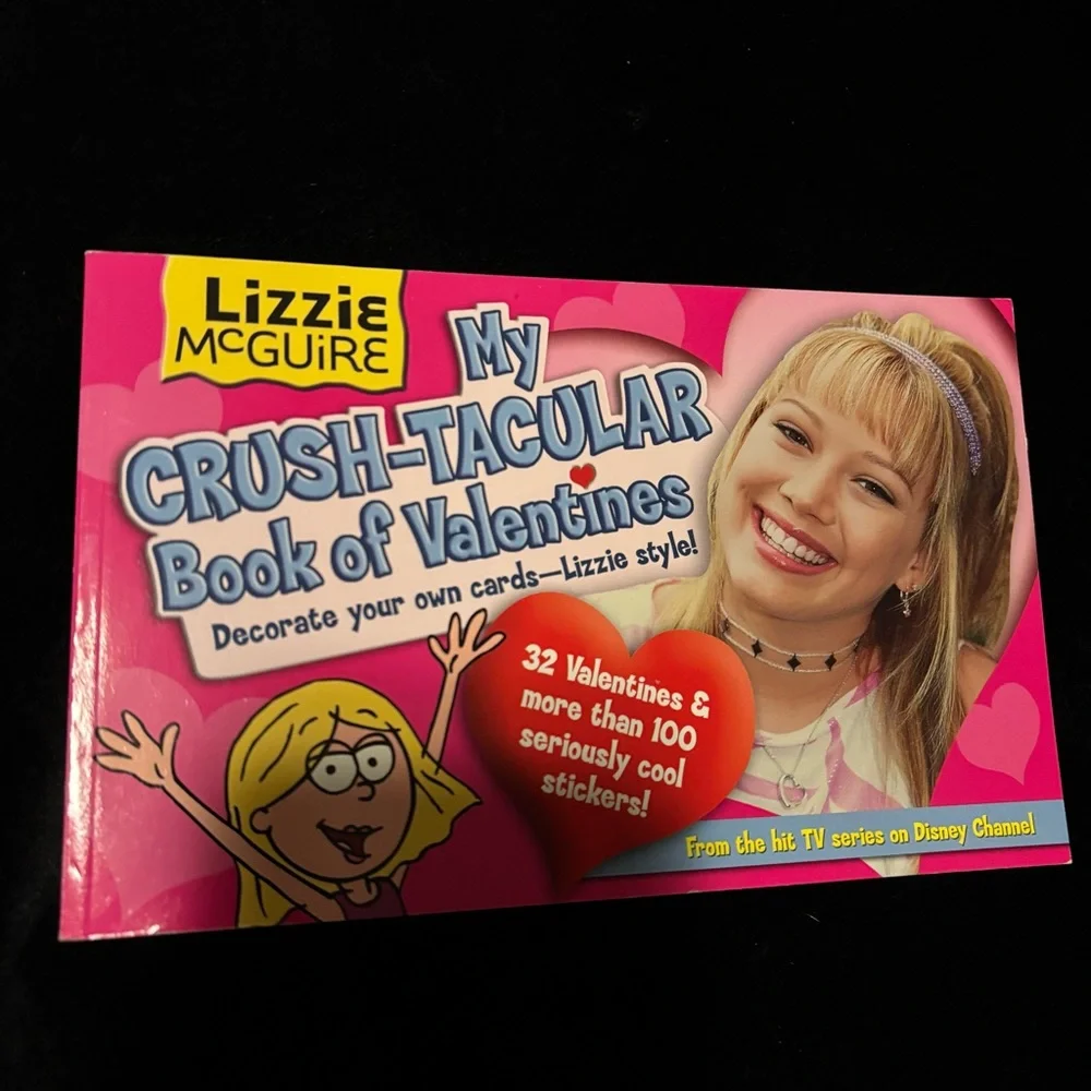 Lizzie McGuire My Crysh-Tacular Book of Valentines Vintage Y2K Hilary Duff Rare